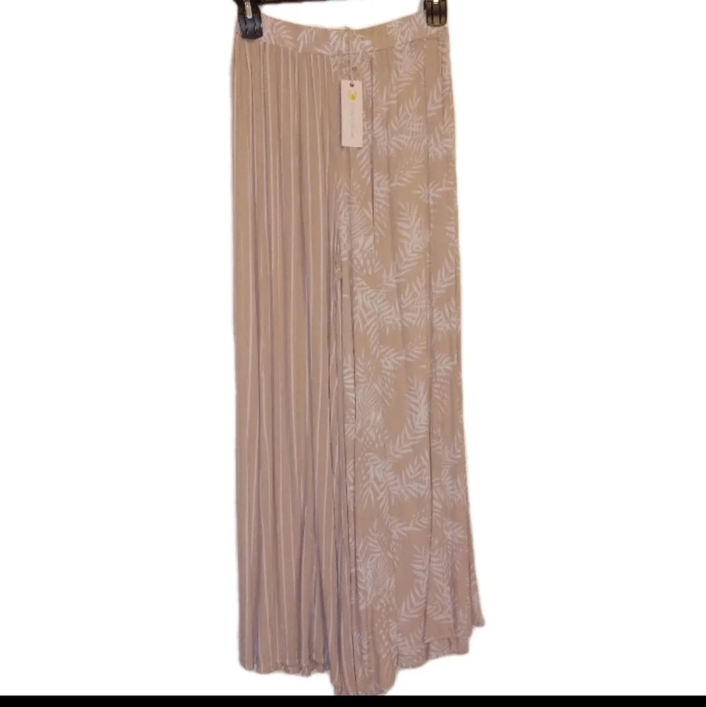 Nwt Ocean Drive Crinkled High Waisted Wide Leg Pants M/L - Picture 4 of 7